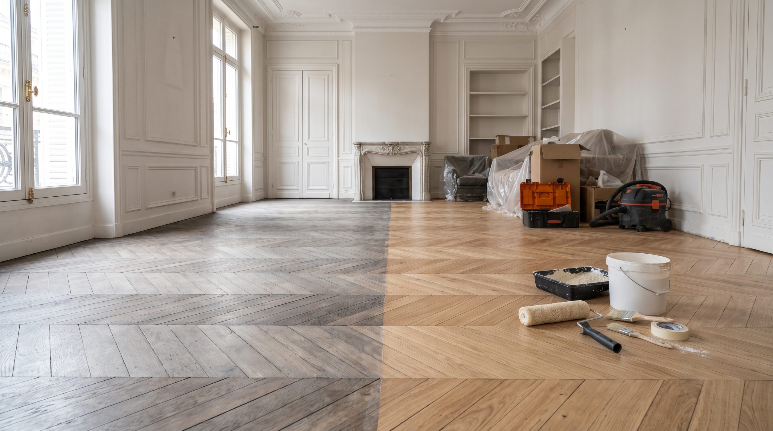 Comment poncer et vitrifier un vieux parquet : la méthode complète
