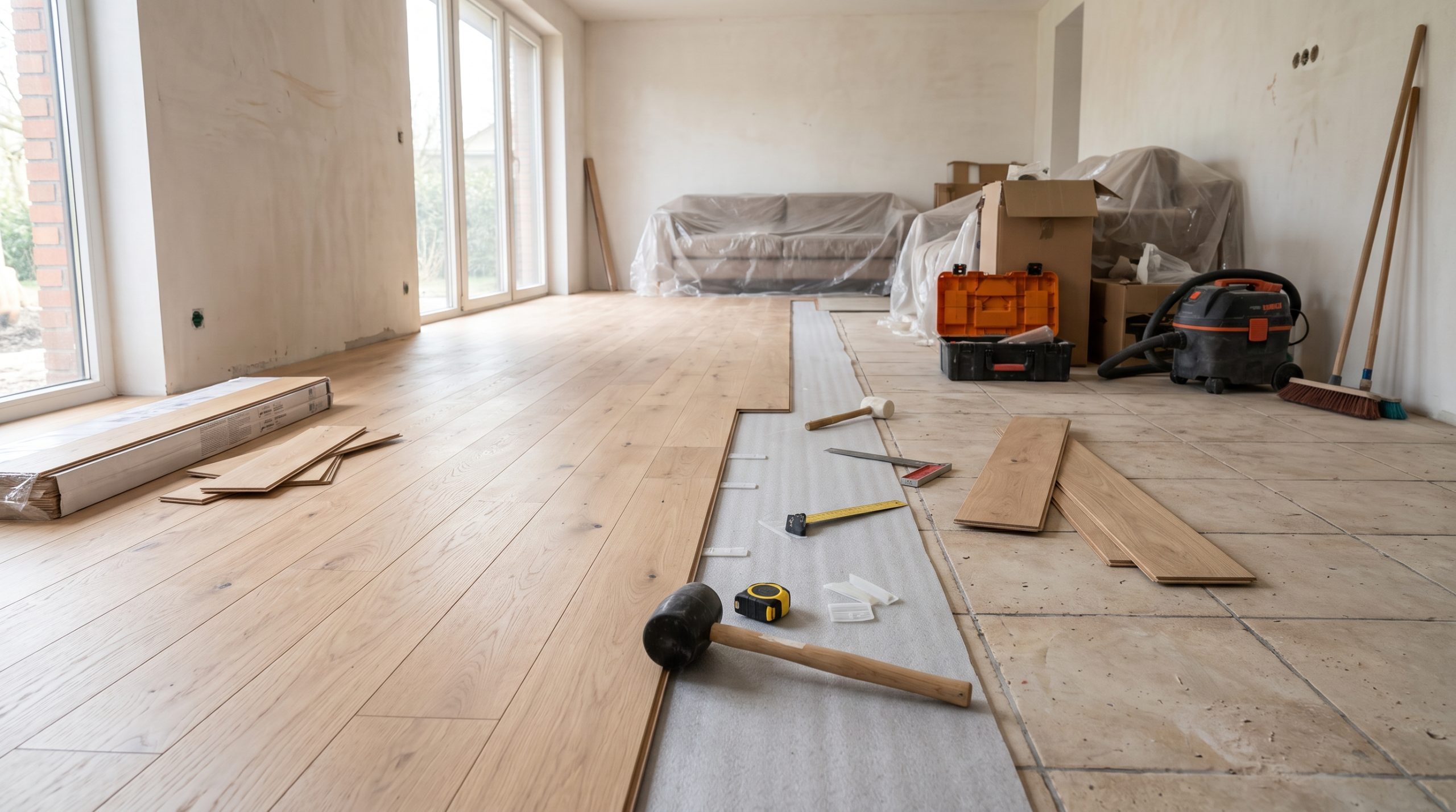 Poser du parquet sur du carrelage : méthode et précautions